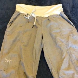 Arcteryx Grey linen blend pants